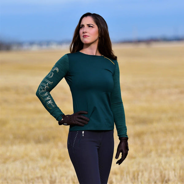 Saltaire Equestrian Technical Long Sleeve - Mid weight