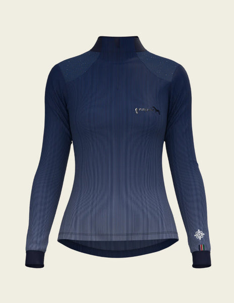 Espoir Stripes On Navy Sport Sun Shirt