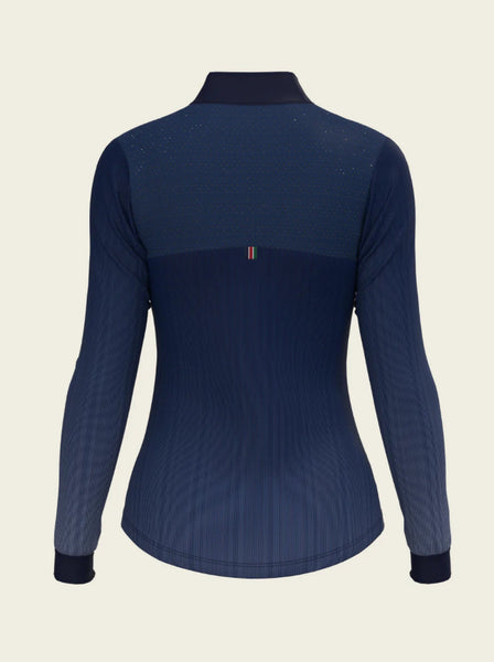 Espoir Stripes On Navy Sport Sun Shirt