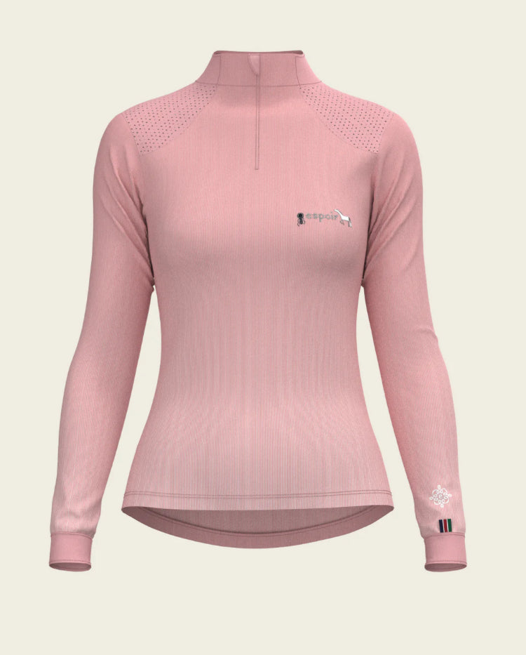 Espoir Stripes On Rose Sport Sun Shirt