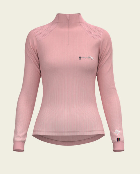 Espoir Stripes On Rose Sport Sun Shirt