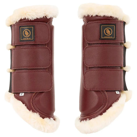 BR Majestic Tendon Boots - Burgundy