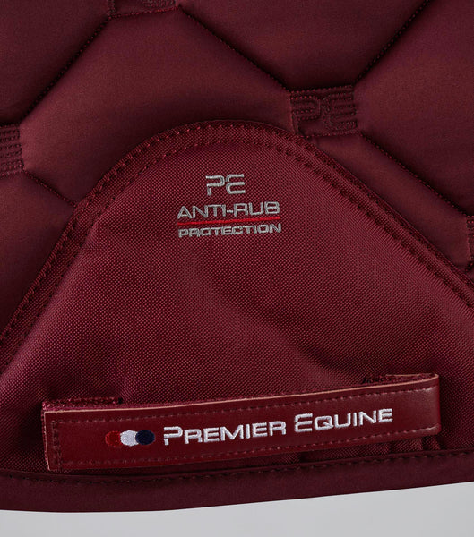 PE Saltare Close Contact Dressage Square - Burgundy