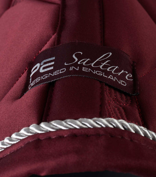 PE Saltare Close Contact Dressage Square - Burgundy